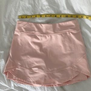 pink tennis skirt